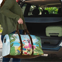 Have Yourself A Beachy Little Christmas Travel Bag with Santa Chilling - Wonder Print Shop