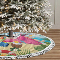 Have Yourself A Beachy Little Christmas Tree Skirt with Santa Chilling - Wonder Print Shop