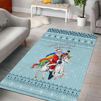 Unicorn - Make Christmas Magical Again Area Rug LT7 - Wonder Print Shop