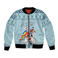 Unicorn - Make Christmas Magical Again Bomber Jacket LT7 - Wonder Print Shop