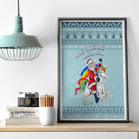 Unicorn - Make Christmas Magical Again Canvas Wall Art LT7 - Wonder Print Shop