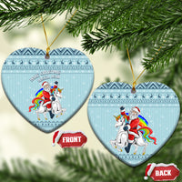 Wonder Print Christmas Ceramic Ornament Unicorn - Make Christmas Magical Again LT7 - Wonder Print Shop