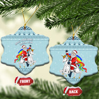 Wonder Print Christmas Ceramic Ornament Unicorn - Make Christmas Magical Again LT7 - Wonder Print Shop
