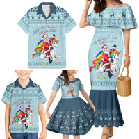 Unicorn - Make Christmas Magical Again Family Matching Mermaid Dress and Hawaiian Shirt LT7 - Wonder Print Shop