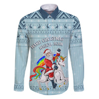 Unicorn - Make Christmas Magical Again Family Matching Puletasi Dress and Hawaiian Shirt - Wonder Print Shop