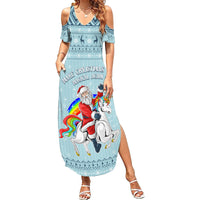 Unicorn - Make Christmas Magical Again Family Matching Summer Maxi Dress and Hawaiian Shirt - Wonder Print Shop
