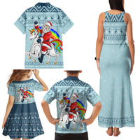 Unicorn - Make Christmas Magical Again Family Matching Tank Maxi Dress and Hawaiian Shirt - Wonder Print Shop