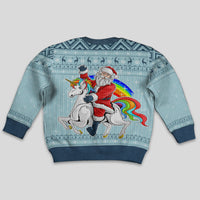 Wonder Print Christmas Kid Ugly Christmas Sweater Unicorn - Make Christmas Magical Again - Wonder Print Shop