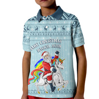 Unicorn - Make Christmas Magical Again Kid Polo Shirt - Wonder Print Shop