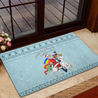 Unicorn - Make Christmas Magical Again Rubber Doormat - Wonder Print Shop