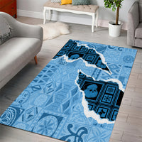 Bula Fiji Tapa Mix Christmas Area Rug Vintage Style LT7 - Wonder Print Shop