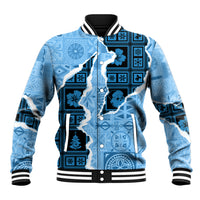 Bula Fiji Tapa Mix Christmas Baseball Jacket Vintage Style LT7 - Wonder Print Shop