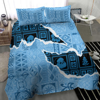 Bula Fiji Tapa Mix Christmas Bedding Set Vintage Style LT7 - Wonder Print Shop