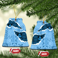 Bula Fiji Tapa Mix Christmas Ceramic Ornament Vintage Style LT7 - Wonder Print Shop