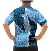 Bula Fiji Tapa Mix Christmas Family Matching Mermaid Dress and Hawaiian Shirt Vintage Style LT7 - Wonder Print Shop