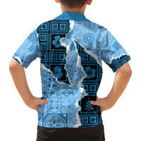 Bula Fiji Tapa Mix Christmas Family Matching Puletasi Dress and Hawaiian Shirt Vintage Style - Wonder Print Shop