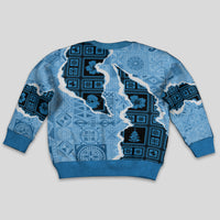 Bula Fiji Tapa Mix Christmas Kid Ugly Christmas Sweater Vintage Style - Wonder Print Shop