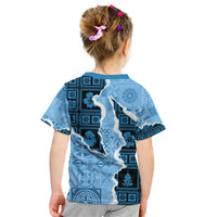 Bula Fiji Tapa Mix Christmas Kid T Shirt Vintage Style - Wonder Print Shop