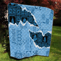 Bula Fiji Tapa Mix Christmas Quilt Vintage Style - Wonder Print Shop