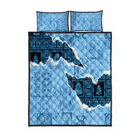 Bula Fiji Tapa Mix Christmas Quilt Bed Set Vintage Style - Wonder Print Shop