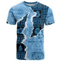 Bula Fiji Tapa Mix Christmas T Shirt Vintage Style - Wonder Print Shop