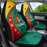 Grenada Car Seat Cover Stars and Bougainvillea LT7 - Wonder Print Shop