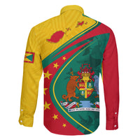 Grenada Family Matching Mermaid Dress and Hawaiian Shirt Stars and Bougainvillea LT7 - Wonder Print Shop