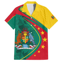 Grenada Family Matching Off Shoulder Short Dress and Hawaiian Shirt Stars and Bougainvillea LT7 - Wonder Print Shop