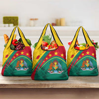 Grenada Grocery Bag Stars and Bougainvillea