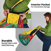 Grenada Grocery Bag Stars and Bougainvillea