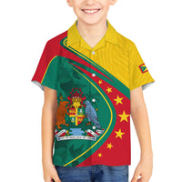 Grenada Hawaiian Shirt Stars and Bougainvillea - Wonder Print Shop