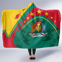 Grenada Hooded Blanket Stars and Bougainvillea