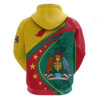 Grenada Hoodie Stars and Bougainvillea - Wonder Print Shop
