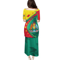 Grenada Puletasi Stars and Bougainvillea - Wonder Print Shop