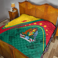 Grenada Quilt Stars and Bougainvillea - Wonder Print Shop