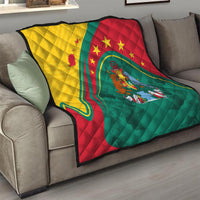 Grenada Quilt Stars and Bougainvillea - Wonder Print Shop