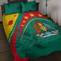 Grenada Quilt Bed Set Stars and Bougainvillea - Wonder Print Shop