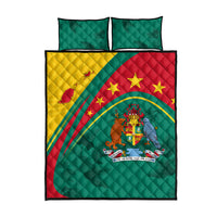 Grenada Quilt Bed Set Stars and Bougainvillea - Wonder Print Shop