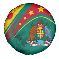 Grenada Spare Tire Cover Stars and Bougainvillea - Wonder Print Shop