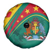 Grenada Spare Tire Cover Stars and Bougainvillea - Wonder Print Shop