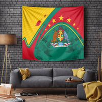 Grenada Tapestry Stars and Bougainvillea - Wonder Print Shop