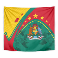 Grenada Tapestry Stars and Bougainvillea - Wonder Print Shop