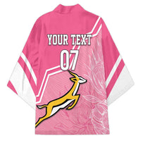 Personalized South Africa WC2026 Kimono Springboks Special Pink