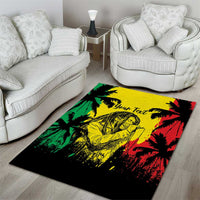 Reggae Soul B.Marley Personalized Area Rug Tropical Grunge