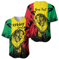 Reggae Soul B.Marley Personalized Baseball Jersey Tropical Grunge