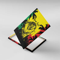 Reggae Soul B.Marley Personalized Canvas Wall Art Tropical Grunge