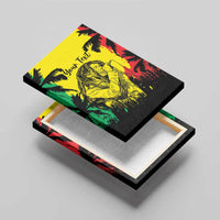 Reggae Soul B.Marley Personalized Canvas Wall Art Tropical Grunge