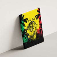Reggae Soul B.Marley Personalized Canvas Wall Art Tropical Grunge