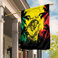 Reggae Soul B.Marley Personalized Garden Flag Tropical Grunge
