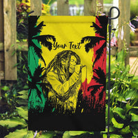 Reggae Soul B.Marley Personalized Garden Flag Tropical Grunge